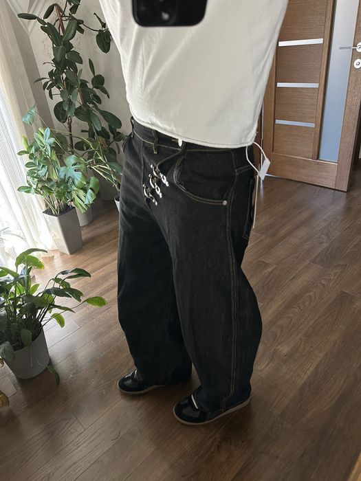 Archive baggy clasp jeans flared racer jaded vintage balenciaga архівні opium опіум широкие джинси фларед бегги буткат джинсы буткат опиум винтажные