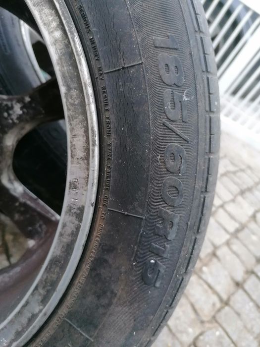 Jantes liga leve BSA, estava instalada numa combi/opel corsa