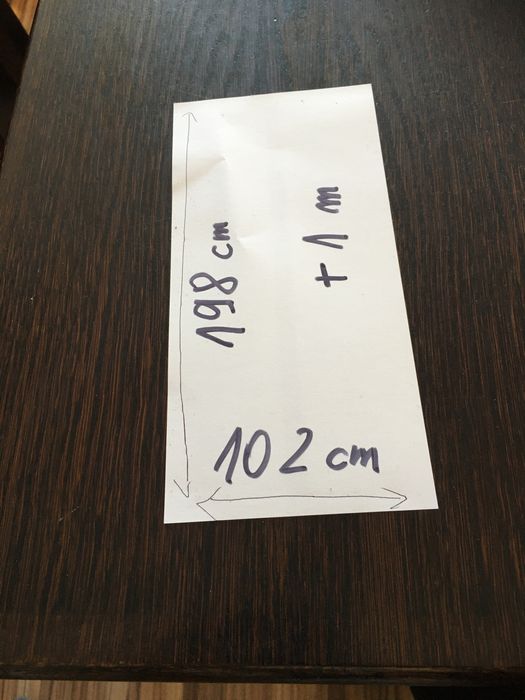 Stół z litego drewna, solidny, rozkładany