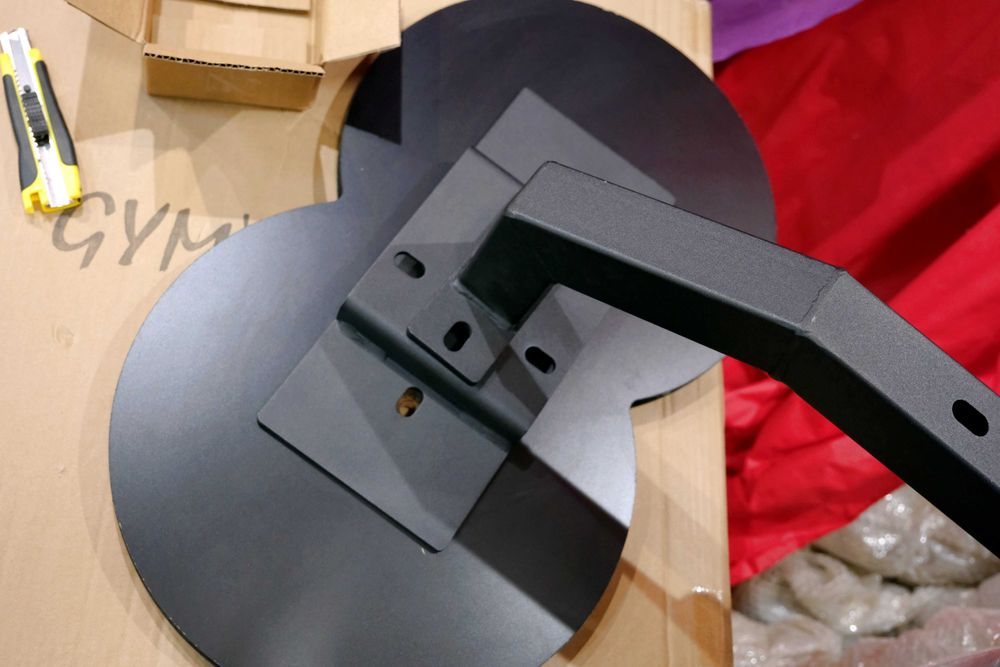Tarcza podwójna do rig half rack klatka crosfit