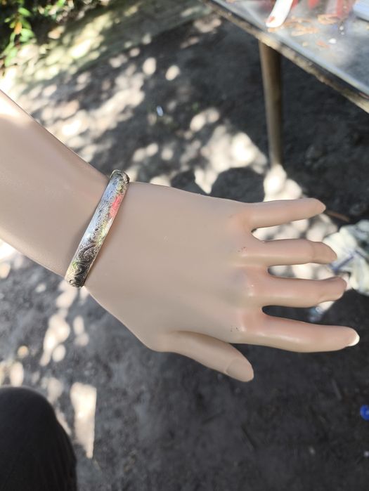 Stara srebrna bransoleta. Vintage