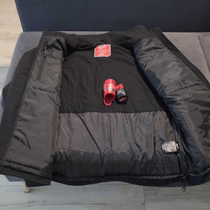 Kurtka ogrzewana Milwaukee M12 - XL, bateria 2.0Ah, ładowarka - PROMOCJA