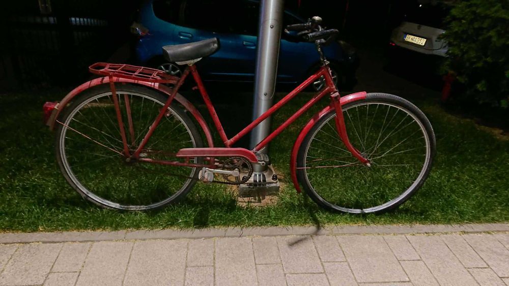 Stary rower damka lata 60 te -PRL