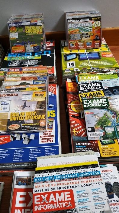 EXAME INFORMÁTICA Revistas + CD/DVD dos anos 2004 a 2024 (nº 345)64738219175169122