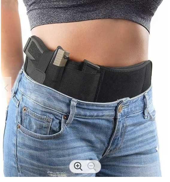 Тактична кобура пояс прихованого носіння неопрен Velcro 2 відділення