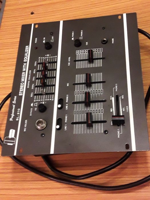 MIKSER audio Z EQUALIZEREM BETTER SL-210 stereo mixer