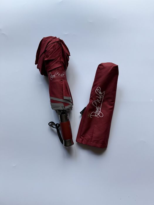 Parasol parasolka składana automatyczna bordowa 117 cm