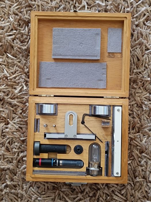 "Kit de Óptica Física - Caixa Madeira Completo - Material Didático