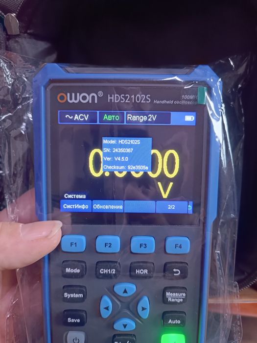 HDS2102S Оцилограф, тестер, генератор