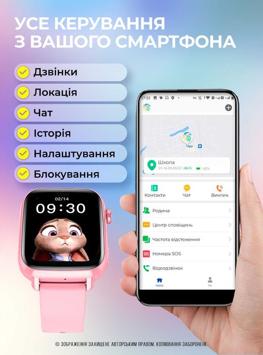Детские смарт часы D41 Pro с GPS умные часы для детей с сим картой