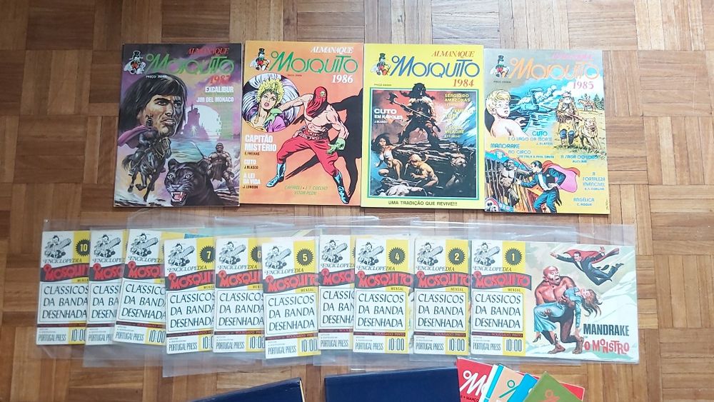 várias colecções completas de banda desenhada