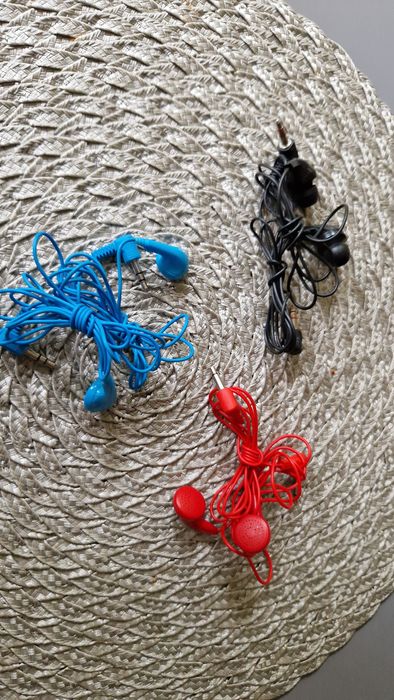 8x Słuchawki mono minijack douszna