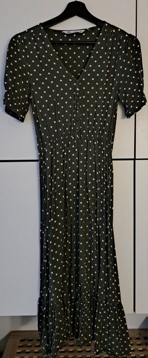 Sukienka zara w groszki grochy S