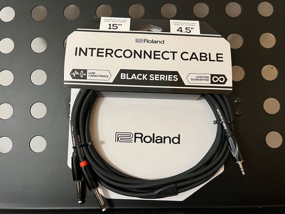 Roland Black series Various cabos profissionais novos