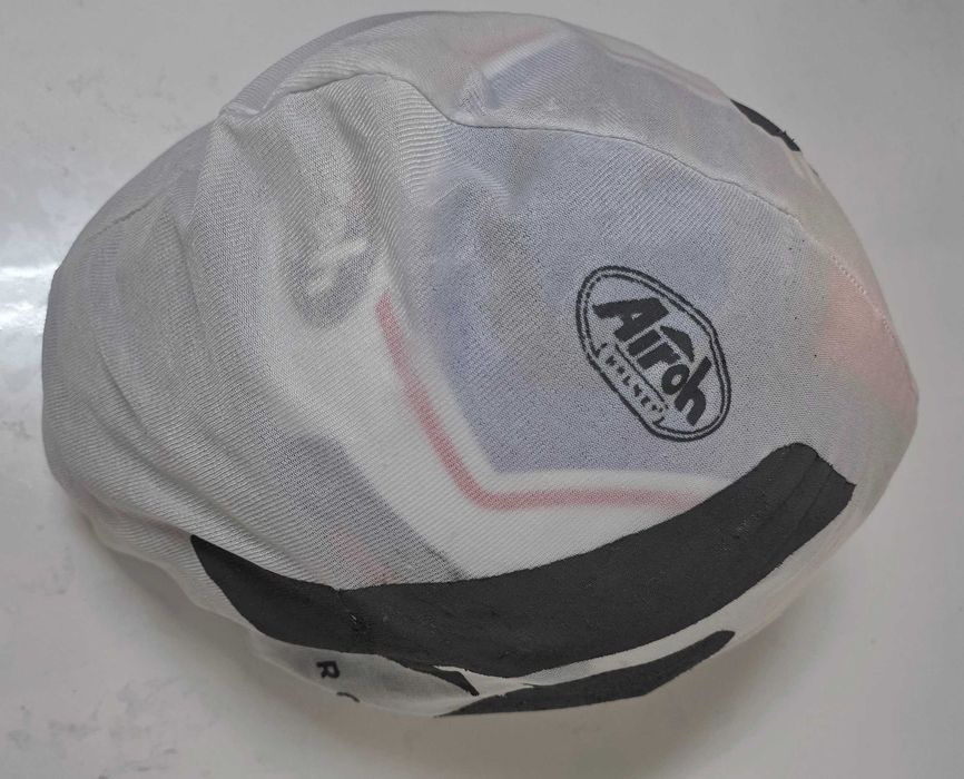 Capacete AIROH ST501 Azul, Branco e Vermelho T.S
