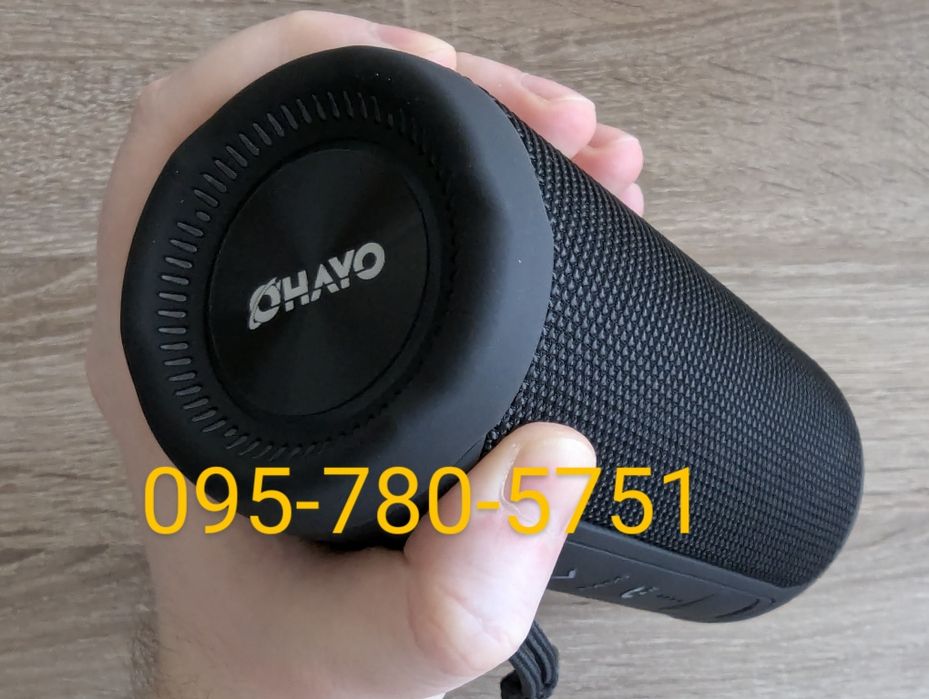 Блютуз колонка Ohayo, СУПЕР БАС, 35Вт, двополосна акустика,IPX7,24години