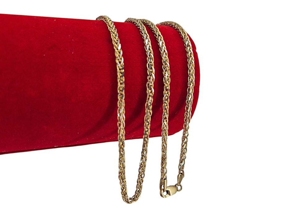 Przepiękny złoty łańcuszek lisi ogon 5,43G 14K