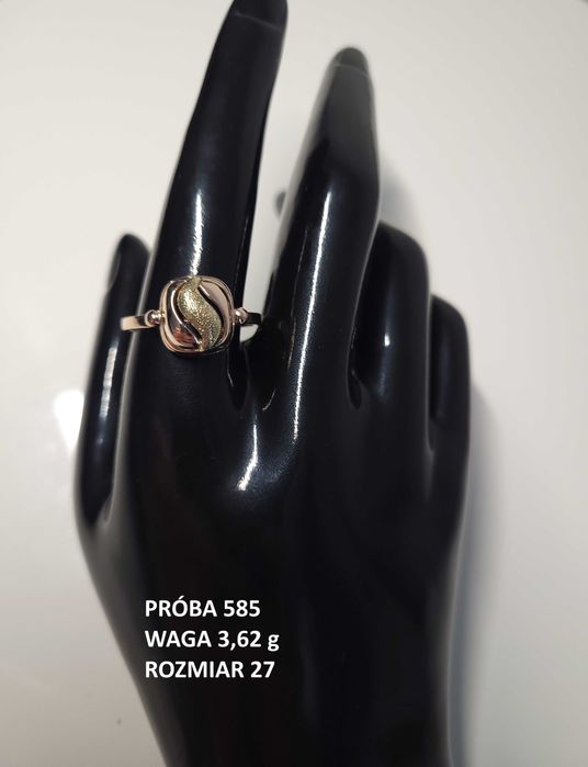 Złoto próba 585 kolczyki, obrączki, przewieszki,pierścionki, łańcuszki