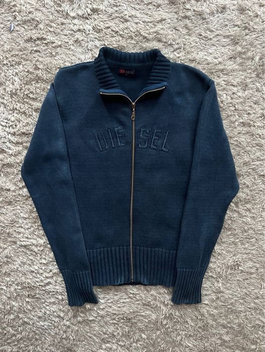 В'язана кофта / кардиган Diesel на блискавці
