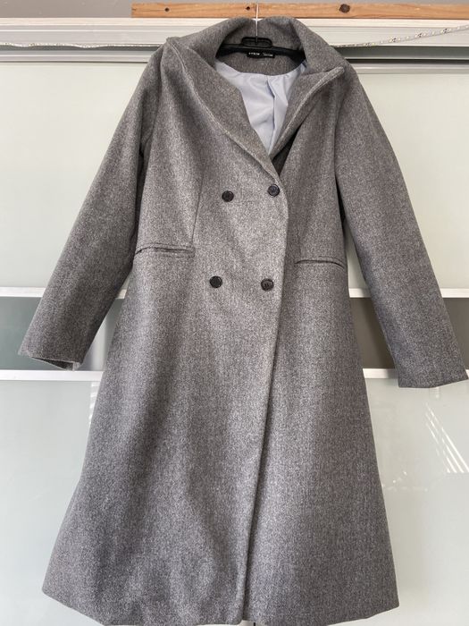 Пальто shein M сіре