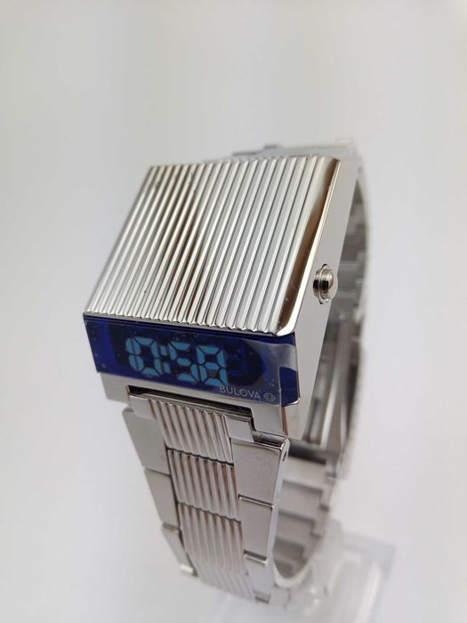 Bulova Computron 96C139 футуристические мужские часы ретро стиль 1970х