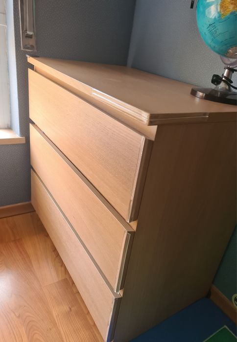 Cómoda  Ikea Malm 3 gavetas