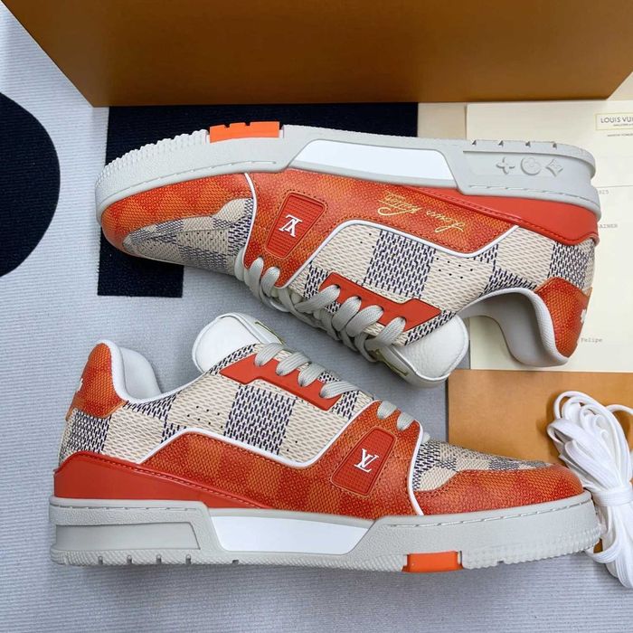 Buty LV Trainer Damier Orange (36-46)