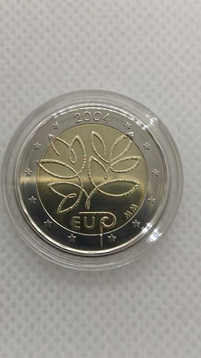 moeda 2 euros FINLÂNDIA 2004