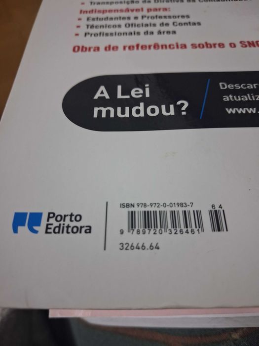 Livro SNC Sistema de Normalização Contabilística