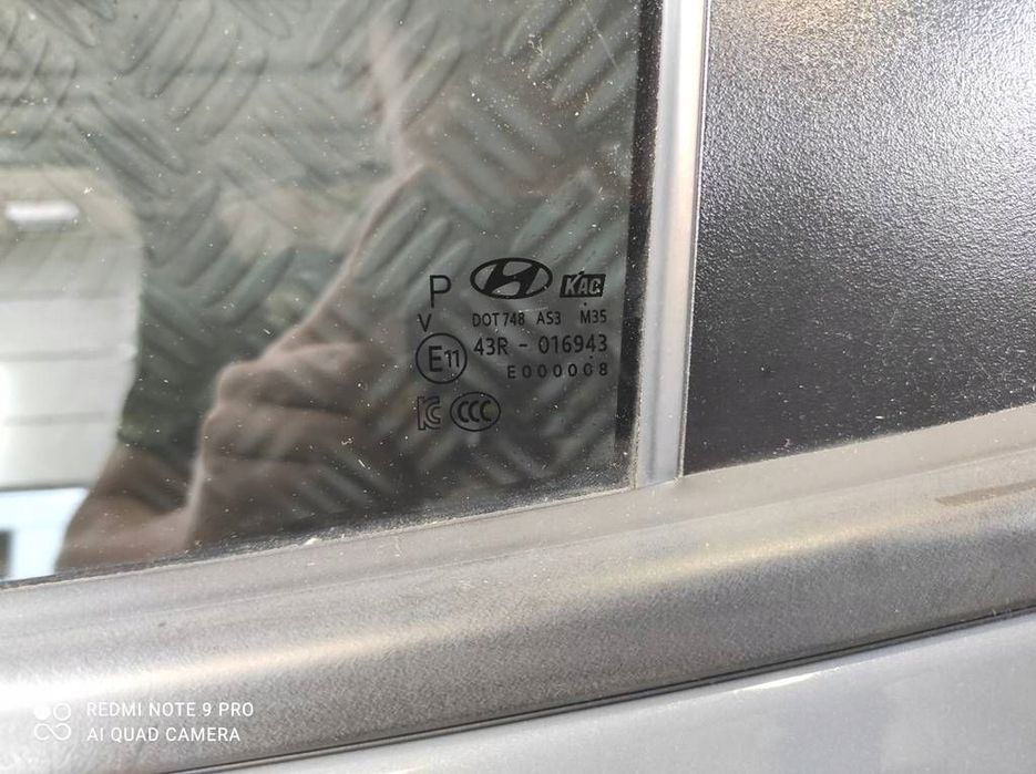 hyundai kona i 2017-2023 drzwi tylne lewe tył szare oryginalne