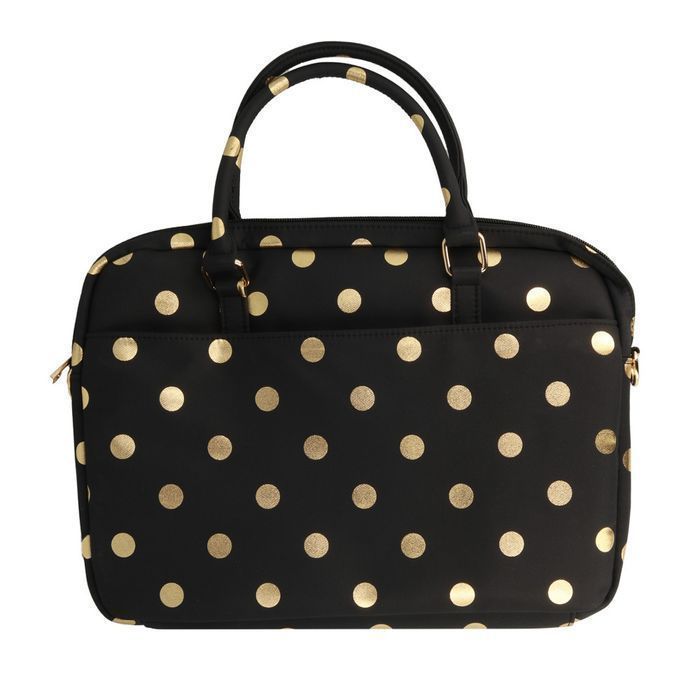 Wonder Briefcase Laptop 13-14 cali groszki złote