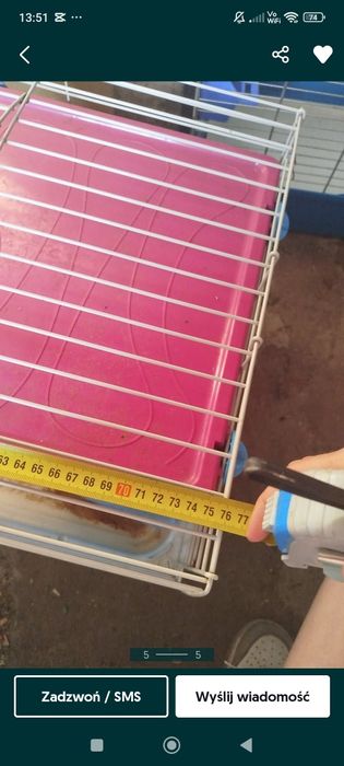 Sprzedam klatkę (domek w zestawie)