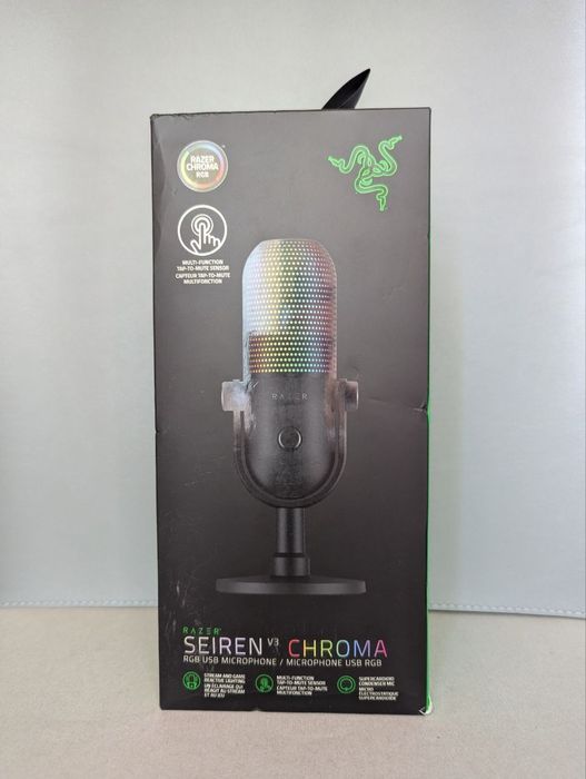 Мікрофон Razer Seiren V3 Chroma Black (RZ19-05060100-R3U1)