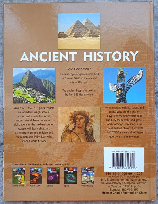 Livro Ancient History