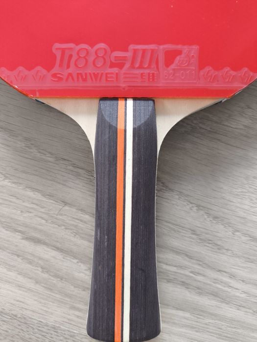 Złożona nowa rakietka Sanwei Tr3 + Sanwei T-88, tenis stołowy