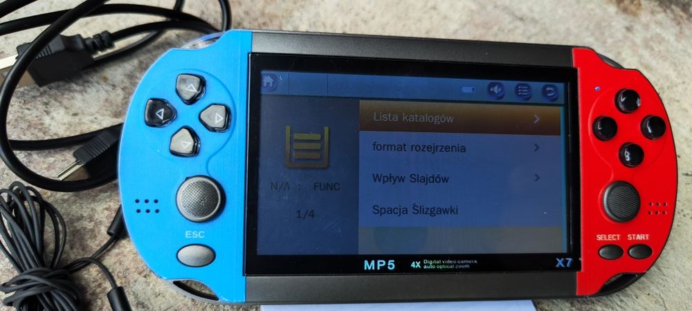 Przenośna konsola do gier.