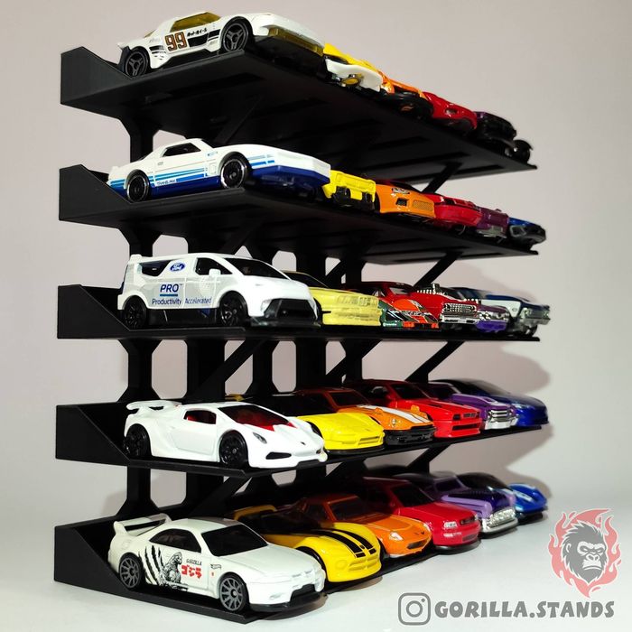 Ekspozytor Stojak 30 miejsc V1 Hot Wheels Matchbox 1:64 Gorilla Stands
