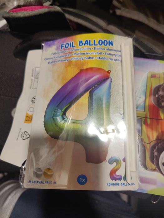 Zestaw balonów foliowych na 4 udodIziny
