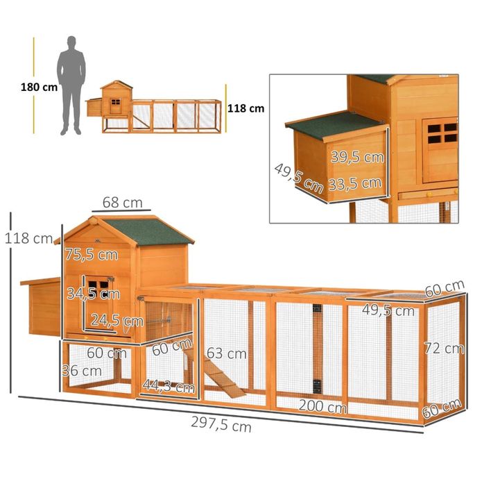 Galinheiro grande NOVO! - LOJA !! PORTES GRATIS