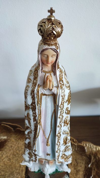 Estatueta / Nossa Senhora de Fátima - 43cm ( Novo )