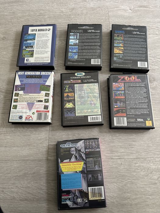 Lote de jogos mega drive