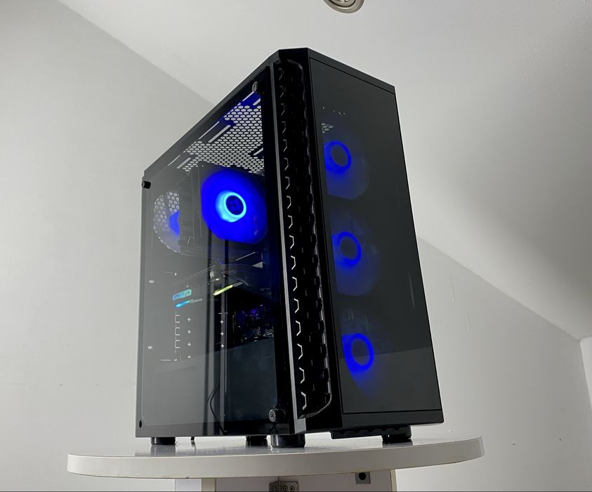 KOMPUTER GAMINGOWY RYZEN 5 2600X GTX 1660SUPER 16GB ram SSD NVMe argb wysyłka!