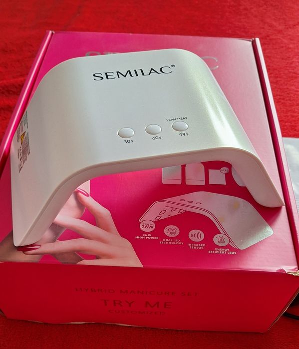Lampa uv Led Semilac +gratisy