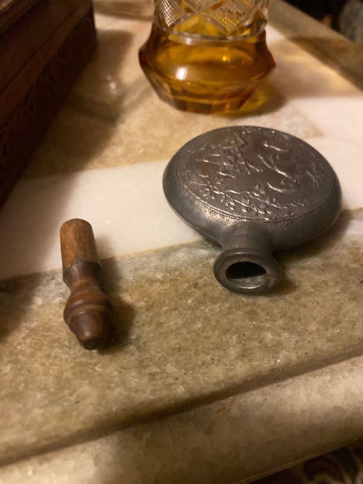 Snuff Bottle Frasco Rapé França séc XIX 6 cm