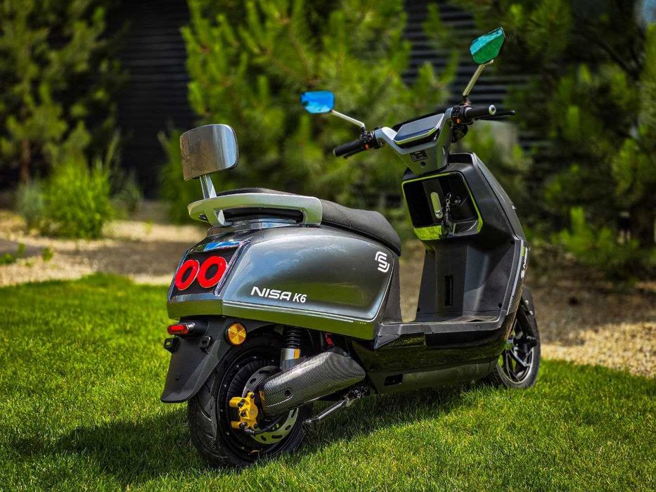 Електроскутер NISA K6 • Документи • До 80 км ходу • Гарантія • Артмото