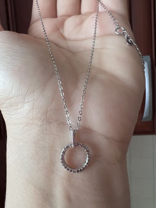 Кольє срібне геометрія
