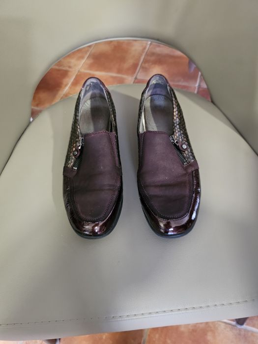 Ténis sapatos com fecho lateral