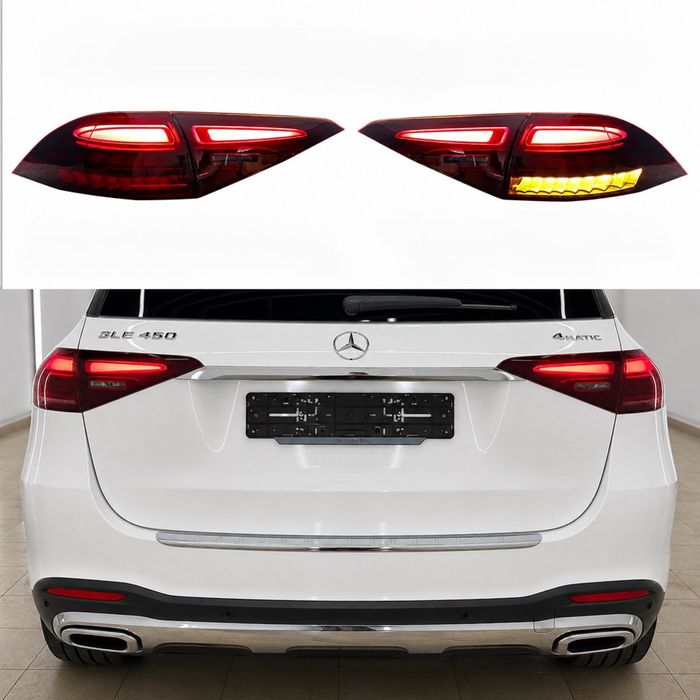 Фонари стопы рестайлинг 2023+ для Mercedes GLE Class V167 2019-2023