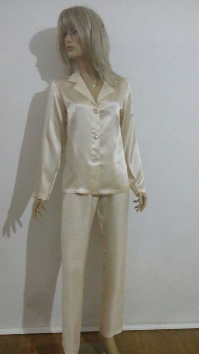 Пижамный комплект 100% натуральный шелк Nina Ricci топ шелковый