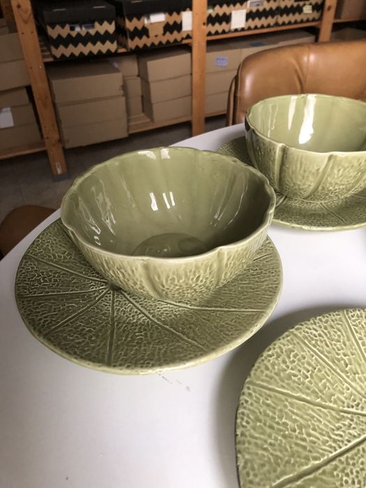 Conjunto loiças cerâmica frutas melão